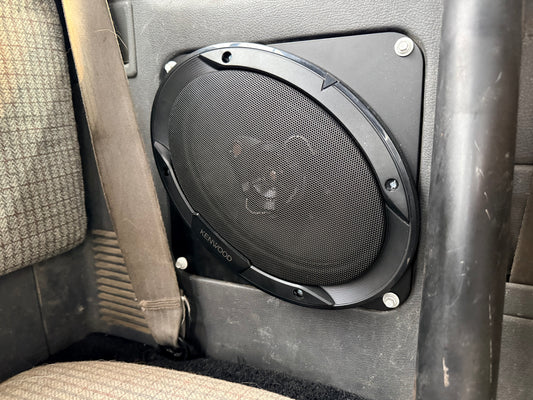 1989-95 Toyota Pickup Extended Cab Rear Cubbie Speaker Plates