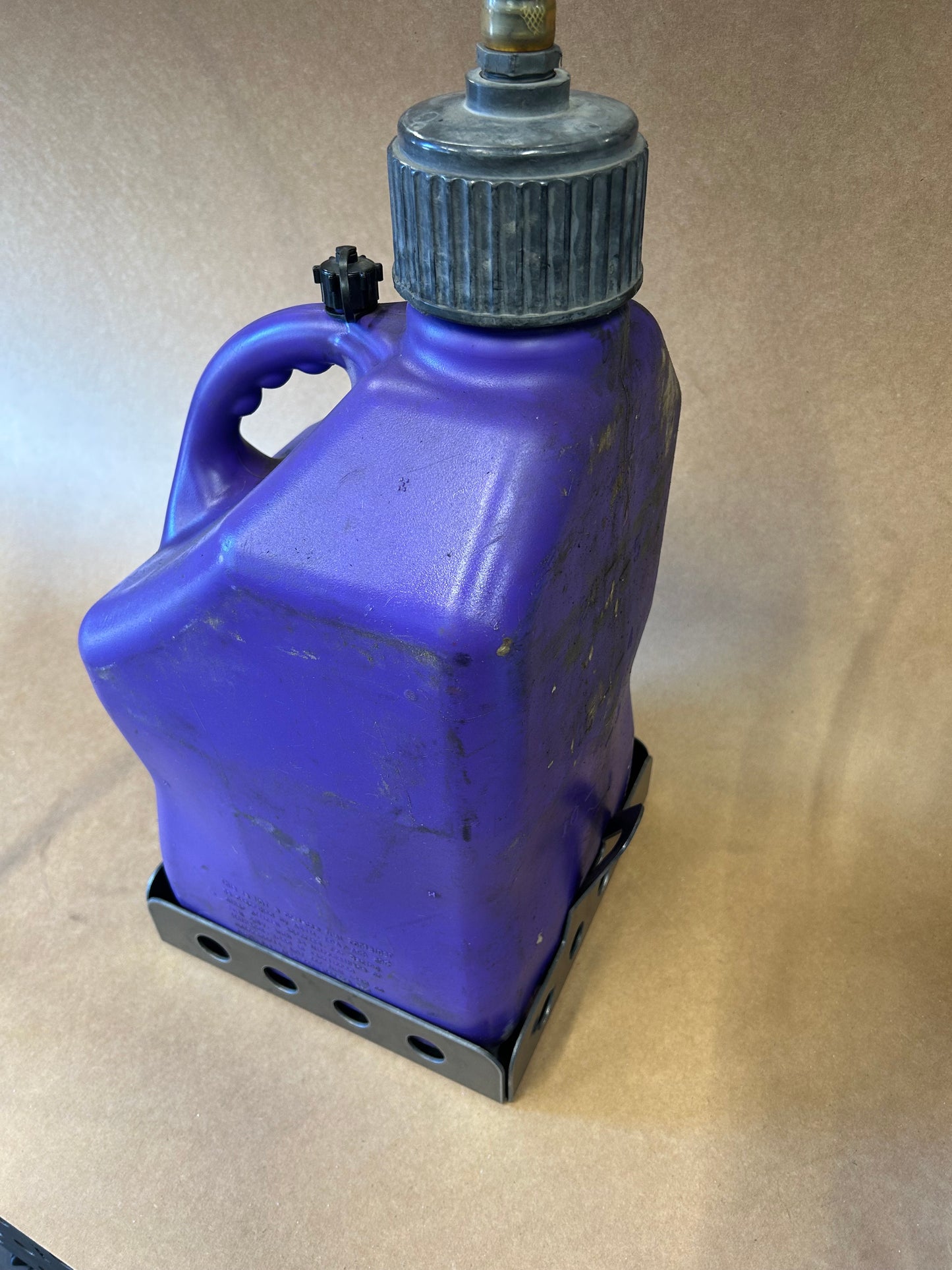 Race Gas Jug Mount Fits "Vp Style" Racing 5 Gallon Fuel Canisters